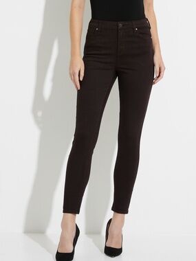 Liverpool High-rise Ankle Skinny Jeans, Black